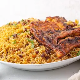 دجاج مسحب مع الارز